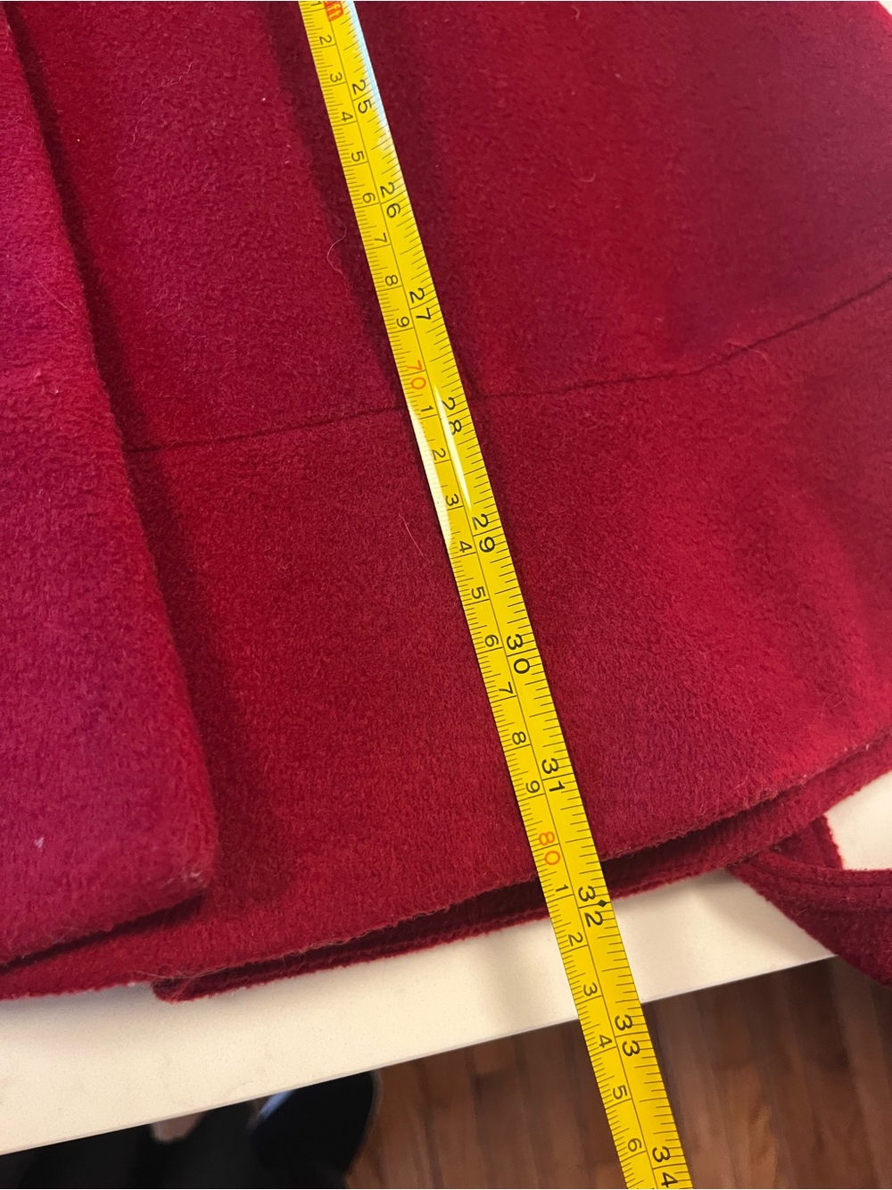 niniSHARE COUTURE Red Coat Size Medium Good Condition Designer Boutique - Picture 8 of 15